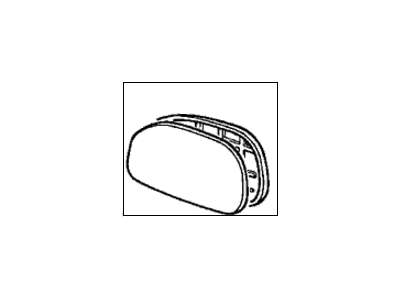 Honda 76253-SR3-Q04 Mirror, Driver Side (Flat)