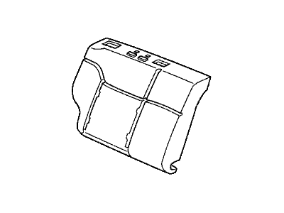 Honda 82122-S5T-A01 Pad Assembly, Right Rear Seat-Back