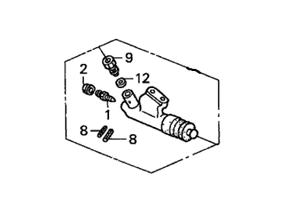 Acura 46930-S7C-E02 Cylinder Assembly, Clutch Slave