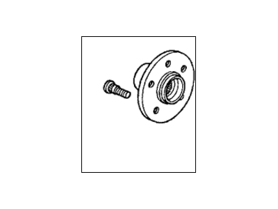 Acura 44600-S7A-000 Hub Assembly, Front