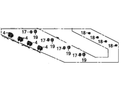 Honda 16011-5AA-305 Set, Fuel Pipe Com