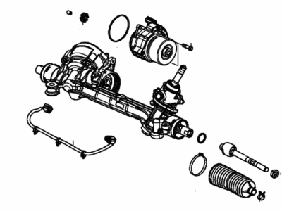 Honda 53620-TGH-A71 RACK, POWER STEERING