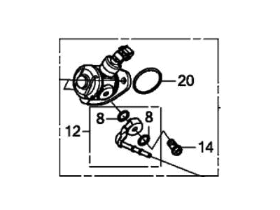 Honda 16790-59B-003 Pump Assembly, Fuel H