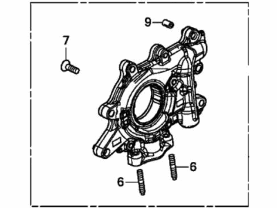 Honda 15100-59B-003 Pump Assembly, Oil