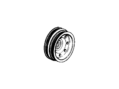 Honda 56990-PM3-Y00 Pulley, Crankshaft (Power Steering)