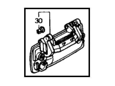 Honda 72140-SH3-A01 Handle Assembly, Passenger Side (Outer) (Mitsui Kinzoku)
