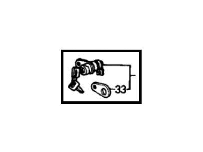 Honda 74861-SH4-003 Cylinder, Trunk