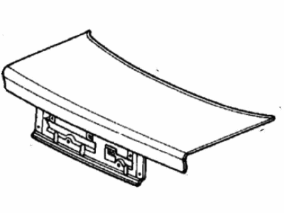 Honda 68500-SH4-A01ZZ Lid, Trunk