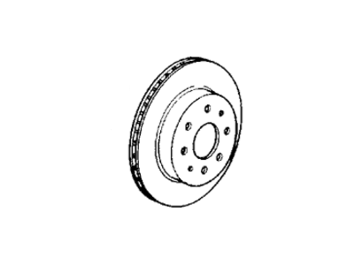 Honda 45251-SR3-A01 Disk, Front Brake