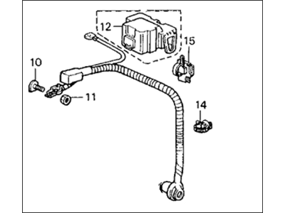 Honda 32410-SH4-A01 Cable Assembly, Starter