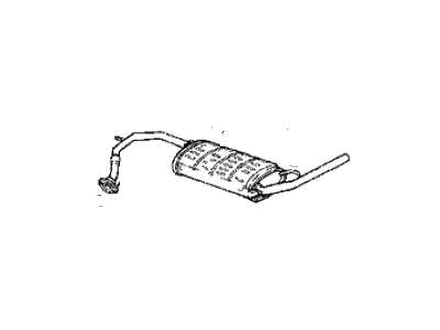 Honda 18307-SH4-506 Muffler Complete, Exhuast