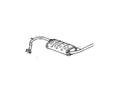 Honda 18307-SH4-507 Muffler Complete