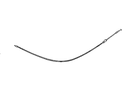 Honda 63450-SB6-661 Wire, Hood