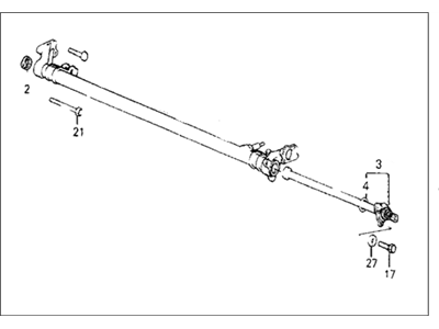 Honda 42100-SB6-605 Beam Assembly, Rear Axle