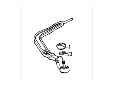 Honda 51361-SB6-931 Arm, Left Front Radius