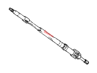 Honda 53310-SB6-671 Shaft, Steering