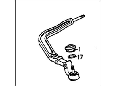 Honda 51351-SB6-931 Arm, Right Front Radius