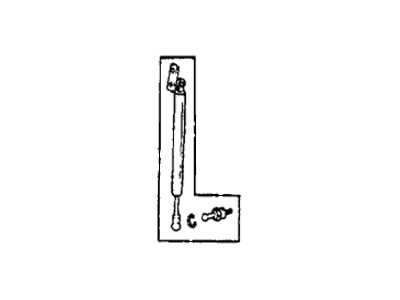 Honda 85020-SB6-010 Stay Set, Tailgate Open