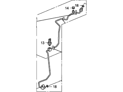 Honda 80341-SVA-A01 Pipe, Receiver