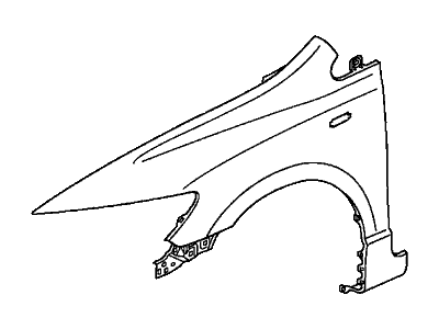 Honda 60261-SVA-A90ZZ Panel, Left Front Fender (Dot)