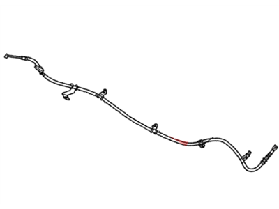 Honda 47560-SVA-A55 Wire B, Driver Side Parking Brake (14"Disk)