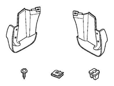 Honda 08P09-SVA-100R1 Splash Guard, Rear