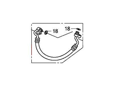 Honda 80315-SVB-A01 Hose, Discharge