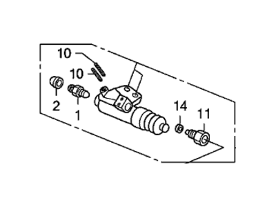 Honda 46930-SWA-G01 Cylinder Assembly, Clutch Slave