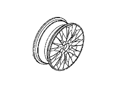 Honda 42700-SNA-A72 Disk, Aluminum Wheel (16X6 1/2J) (Tpms) (Enkei)