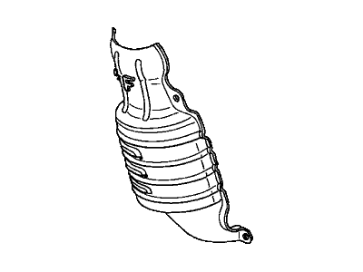 Acura 18121-RCA-A00 Cover B, Front Primary Converter