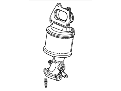 Acura 18290-RCA-L00 Converter, Rear Primary