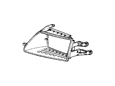 Honda 62420-SB3-010 Garnish, L. Headlight