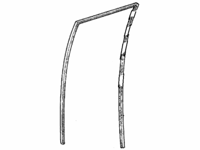 Honda 76231-SB4-003 Channel, Right Rear Door Run