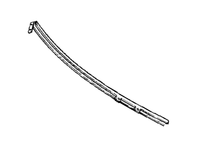 Honda 76215-SB4-000 Sash, R. RR. Door Center