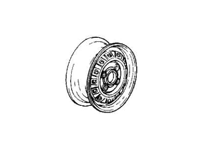 Honda 42700-SB3-930 Disk, Wheel (5-Jx13) (Frosted (Black)