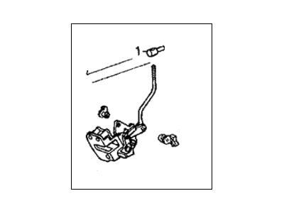 Honda 76450-SB4-013 Lock Assembly, Left Rear Door