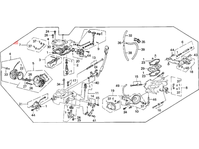 Honda 16100-PE0-721 Carburetor Assembly (Ea18B)