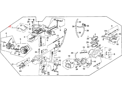 Honda 16100-PE0-L21 Carburetor Assembly