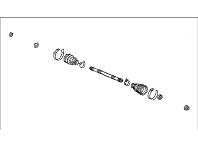 Honda 44010-S30-N52 Set, Shaft Complete R