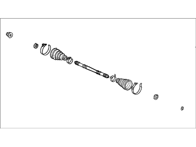 Honda 44010-S30-951 Driveshaft Set, Passenger Side