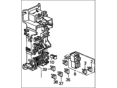 Honda 38200-S30-N81 Box Assembly, Fuse