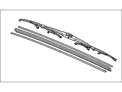 Honda 76620-S30-A01 Blade, Windshield Wiper (525MM) (Driver Side)
