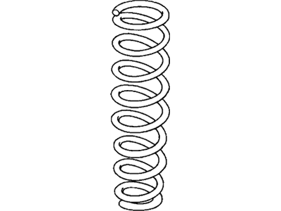 Honda 52441-SS0-A01 Spring, Rear (Mitsubishi)