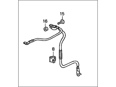 Honda 32600-S30-000 Cable Assembly, Ground