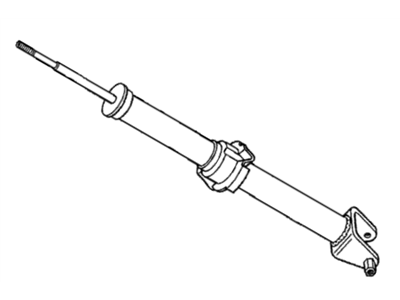 Honda 52612-S30-A01 Shock Absorber Unit, Left Rear