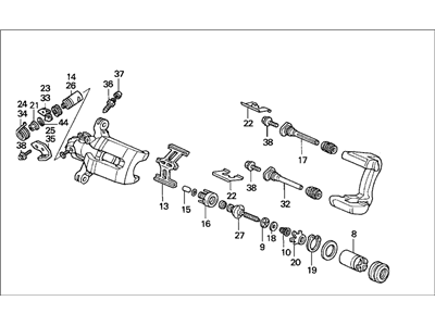 Honda 06433-SS0-505RM Caliper Sub-Assembly