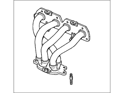 Honda 18000-P5M-G00 Manifold, Exhuast