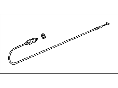 Honda 74411-S30-A00 Cable, Fuel Lid Opener