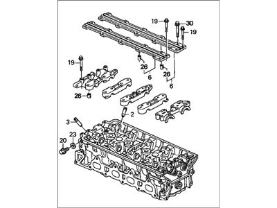 Honda 12100-PCF-010 Cylinder Head Assembly