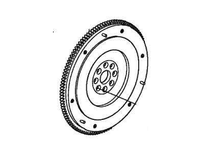 Honda 22100-53J-005 Flywheel